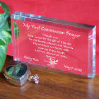 My First Communion Prayer Keepsake